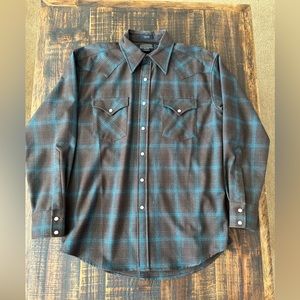 Pendleton Canyon Pearl Snap Shirt M